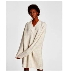 Zara Oversized Sweater Dress